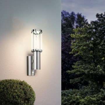 Eglo - Eclairage LED extérieur avec détecteur 1xGU10/3W + 1xLED/3,7W IP44