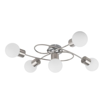 Eglo/Edi Lamp 54686 - LED Bevestigde Hanglamp 5xE14/6W/230V mat chroom