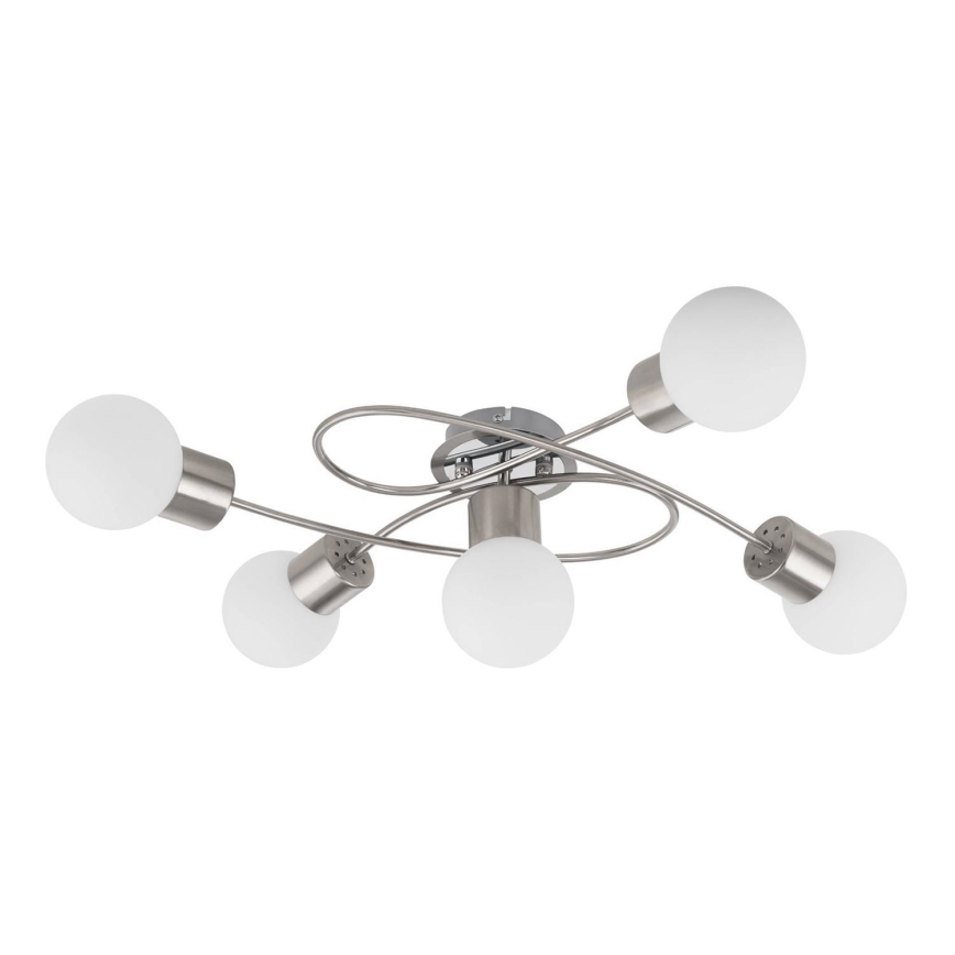 Eglo/Edi Lamp 54686 - LED Bevestigde Hanglamp 5xE14/6W/230V mat chroom