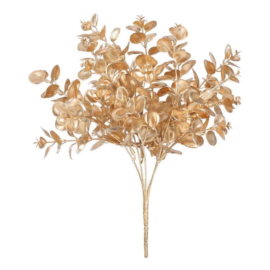 Eglo - Fleur artificielle 33 cm doré