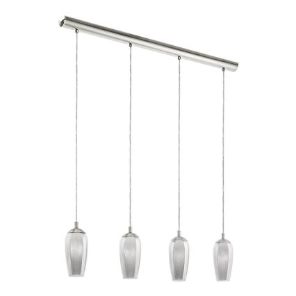 Eglo - Abat-jour de rechange pour suspension FARSALA G9 gris