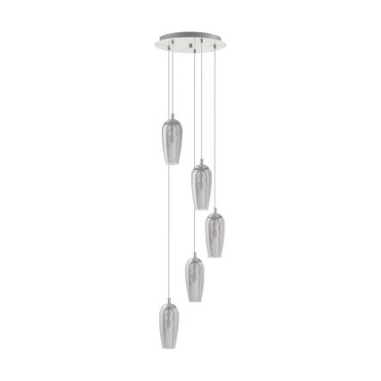Eglo - Abat-jour de rechange pour suspension FARSALA G9 gris