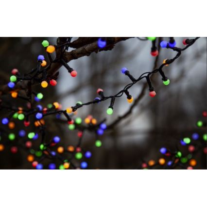 Eglo 472-53 - Guirlande de noël d'extérieur BERRY MINI 700xLED/8 fonctions 14m multicolore IP44