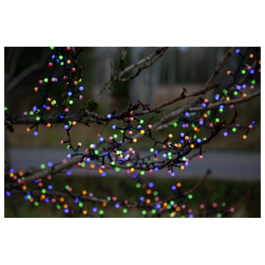 Eglo 472-53 - Guirlande de noël d'extérieur BERRY MINI 700xLED/8 fonctions 14m multicolore IP44