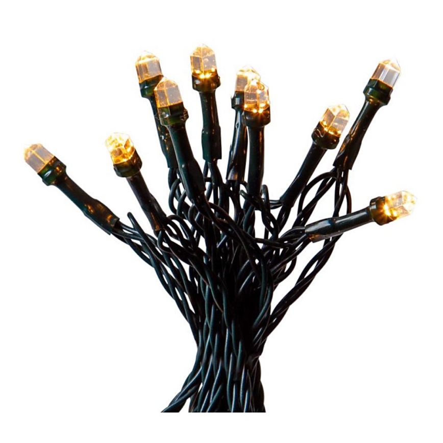 Eglo - Guirlande de Noël extérieure 200xLED/1 fonction 20m IP44 blanc chaud