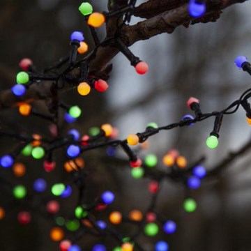 Eglo - Guirlande de Noël LED d'extérieur 300 LED / 8 fonctions 11m IP44 multicolore