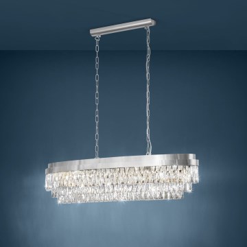 Eglo - Hanglamp aan een ketting 13xE14/40W/230V glanzend chroom