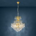 Eglo - Hanglamp aan een ketting 5xE14/25W/230V goud