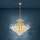 Eglo - Hanglamp aan een ketting 9xE14/25W/230V goud