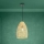 Eglo - Hanglamp aan een koord 1xE27/40W/230V diameter 35 cm bamboe