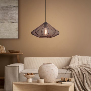 Eglo - Hanglamp aan een koord 1xE27/40W/230V diameter 42,5 cm zwart