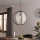 Eglo - Hanglamp aan een koord 1xE27/40W/230V diameter 48 cm wit/zwart