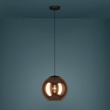 Eglo - Hanglamp aan een koord 1xE27/40W/230V koper