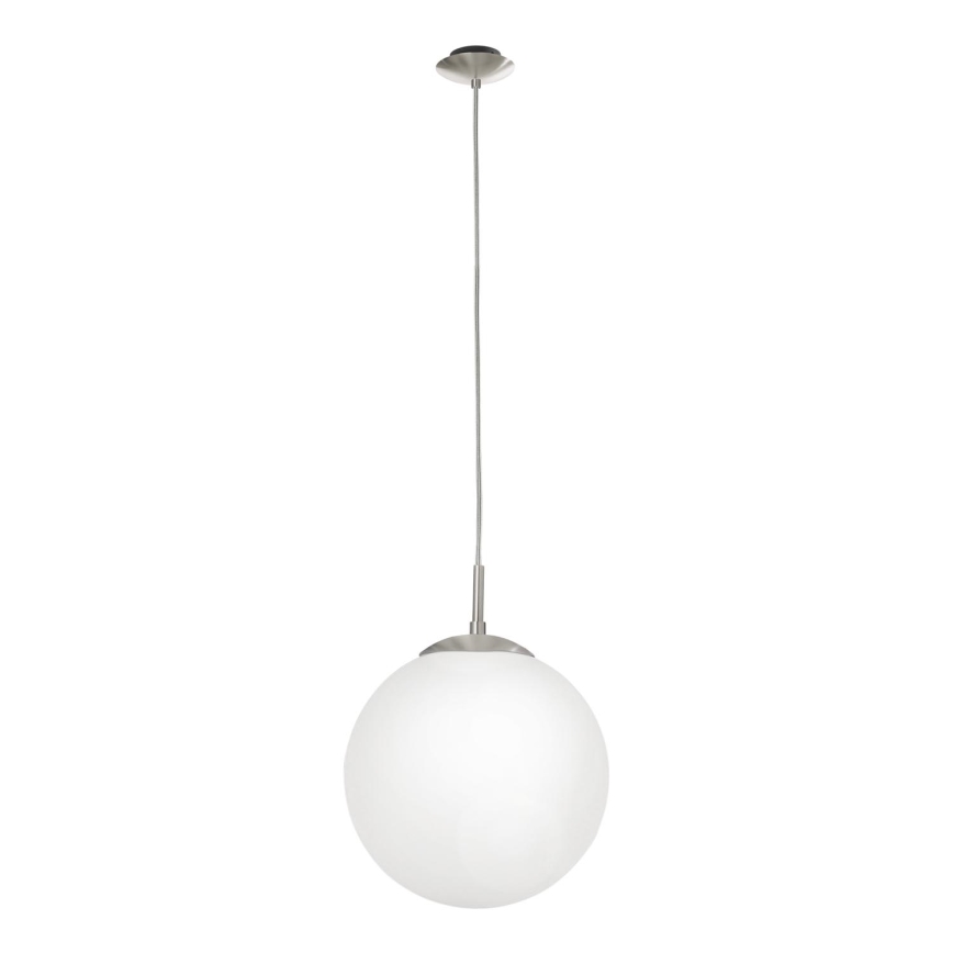 EGLO - Hanglamp aan een koord 1xE27/60W/230V diameter 25 cm wit