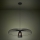 Eglo - Hanglamp aan een koord 1xE27/60W/230V diameter 77 cm zwart