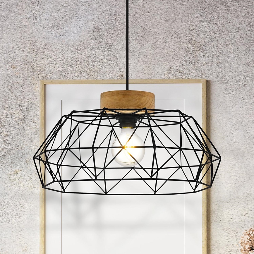 Eglo - Hanglamp aan een koord 1xE27/60W/230V