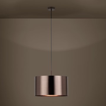 Eglo - Hanglamp aan een koord 1xE27/60W/230V koper