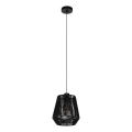 Eglo - Hanglamp aan een koord 1xE27/60W/230V zwart