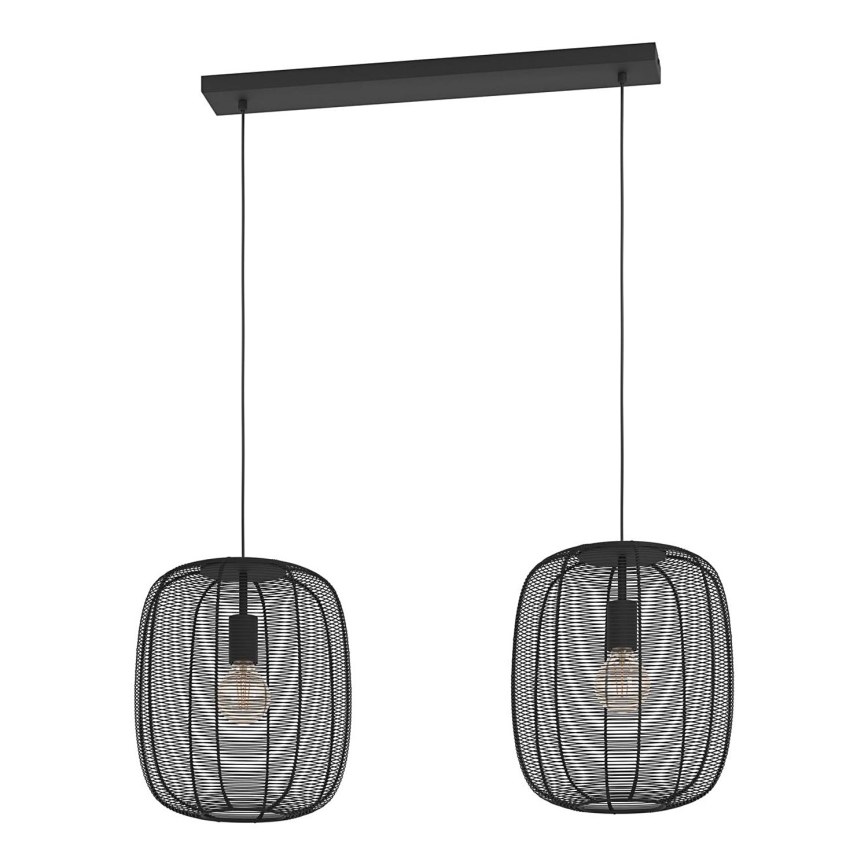 Eglo - Hanglamp aan een koord 2xE27/40W/230V