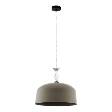 Eglo - Hanglamp aan een koord 3xE27/10W/230V bruin