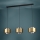 Eglo - Hanglamp aan een koord 3xE27/40W/230V goud