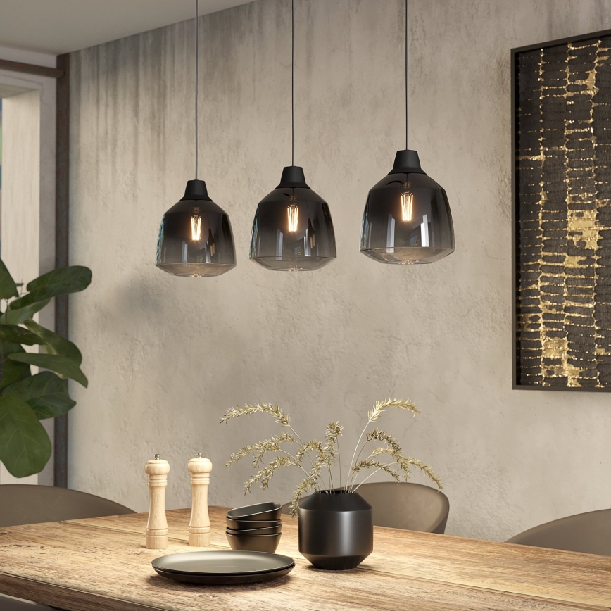 Eglo - Hanglamp aan een koord 3xE27/40W/230V