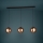 Eglo - Hanglamp aan een koord 3xE27/40W/230V koper