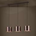 Eglo - Hanglamp aan een koord 3xE27/60W/230V koper
