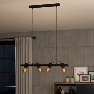 Eglo - Hanglamp aan een koord 4xE27/15W/230V