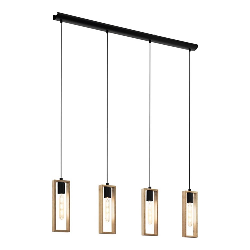 Eglo - Hanglamp aan een koord 4xE27/60W/230V