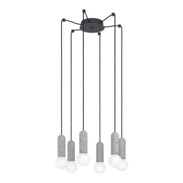 Eglo - Hanglamp aan een koord 6xE27/40W/230V spin