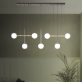 Eglo - Hanglamp aan een koord 7xE14/40W/230V goud/zwart