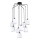 Eglo - Hanglamp aan een koord 9xE27/40W/230V wit