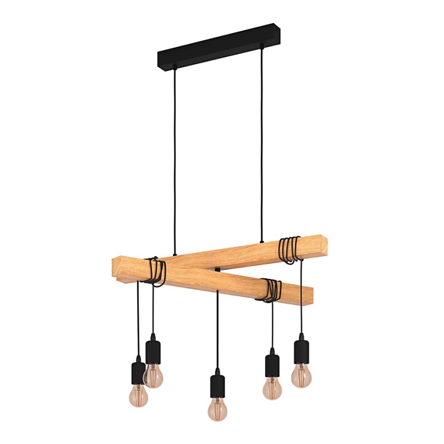 Eglo - Hanglamp aan een koord TOWNSHEND 5xE27/60W/230V