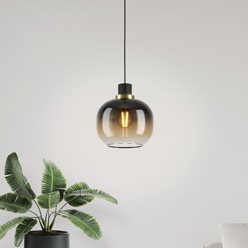 Eglo - Hanglamp aan kabel 1xE27/40W/230V bruin