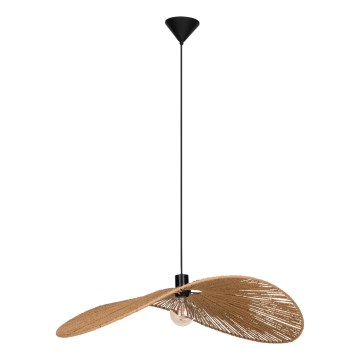 Eglo - Hanglamp aan kabel 1xE27/42W/230V 80 cm bruin/zwart
