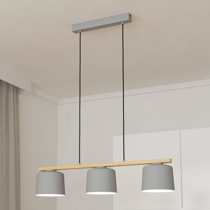 Eglo - Hanglamp aan kabel 3xE27/40W/230V