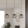 Eglo - Hanglamp aan kabel 3xE27/60W/230V zwart