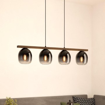 Eglo - Hanglamp aan kabel 4xE27/40W/230V