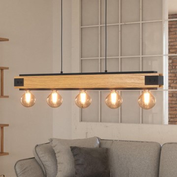 Eglo - Hanglamp aan koord 5xE27/60W/230V