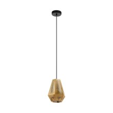 Eglo - Hanglamp aan koord  diameter 20 cm gouden 1x E27 / 28W / 230V