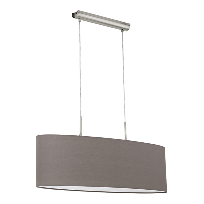 Eglo Hanglamp aan koord E27/2X60W/230V