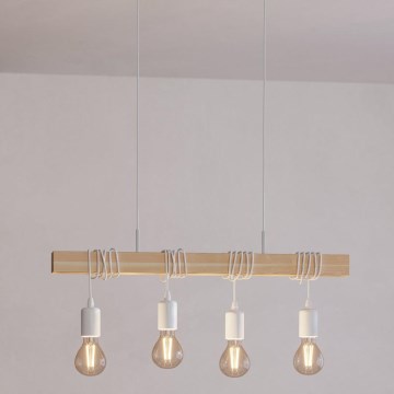 Eglo - Hanglamp aan koord TOWNSHEND 4xE27/60W/230V