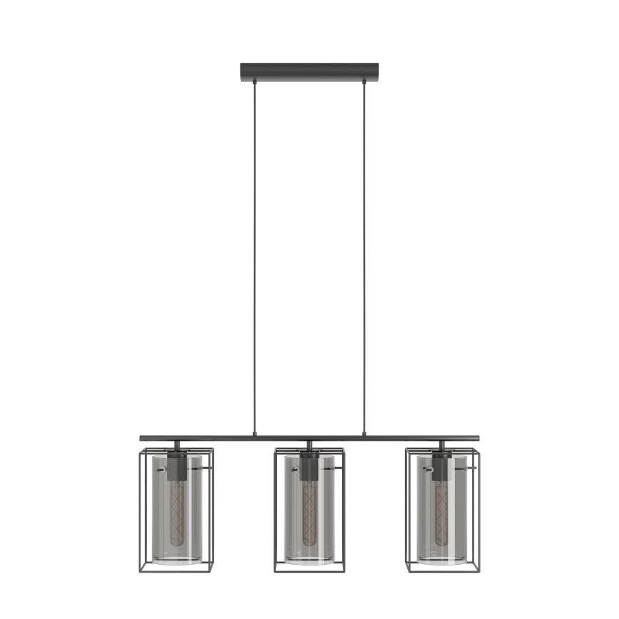 Eglo - Hanglamp LONCINO 3x E27 / 60W / 230V