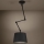 Eglo - Hanglamp met vaste pendel 1xE27/40W/230V zwart