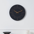 Eglo - Horloge murale 1xAA d. 30 cm noir