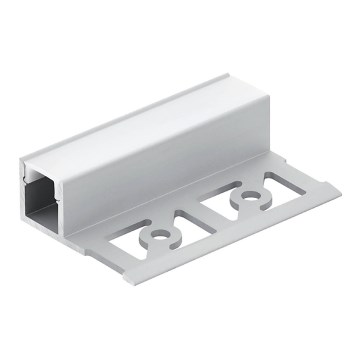 Eglo - Inbouwprofiel voor LED-strips RECESSED 13x13x1000 mm wit