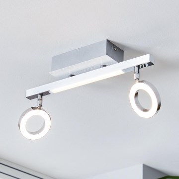 Eglo - Inbouwspot 2xLED/3,2W + LED/3,3/230V