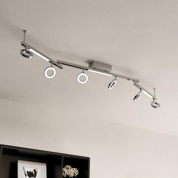 Eglo - Inbouwspot 6xLED/3,2W + 3xLED/3,3/230V