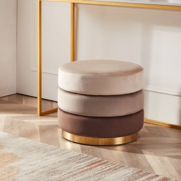 Eglo - Kruk 42,5x50 cm bruin/goud